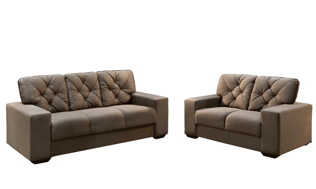 Rondomóveis - sofá 175 - conjunto de sofá - 2 lugares - 3 lugares - infinito