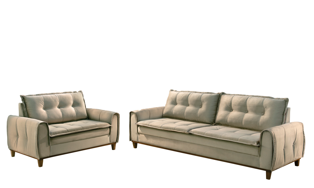 Rondomóveis - sofá 820 - conjunto de sofá - 2 lugares - 3 lugares - infinito