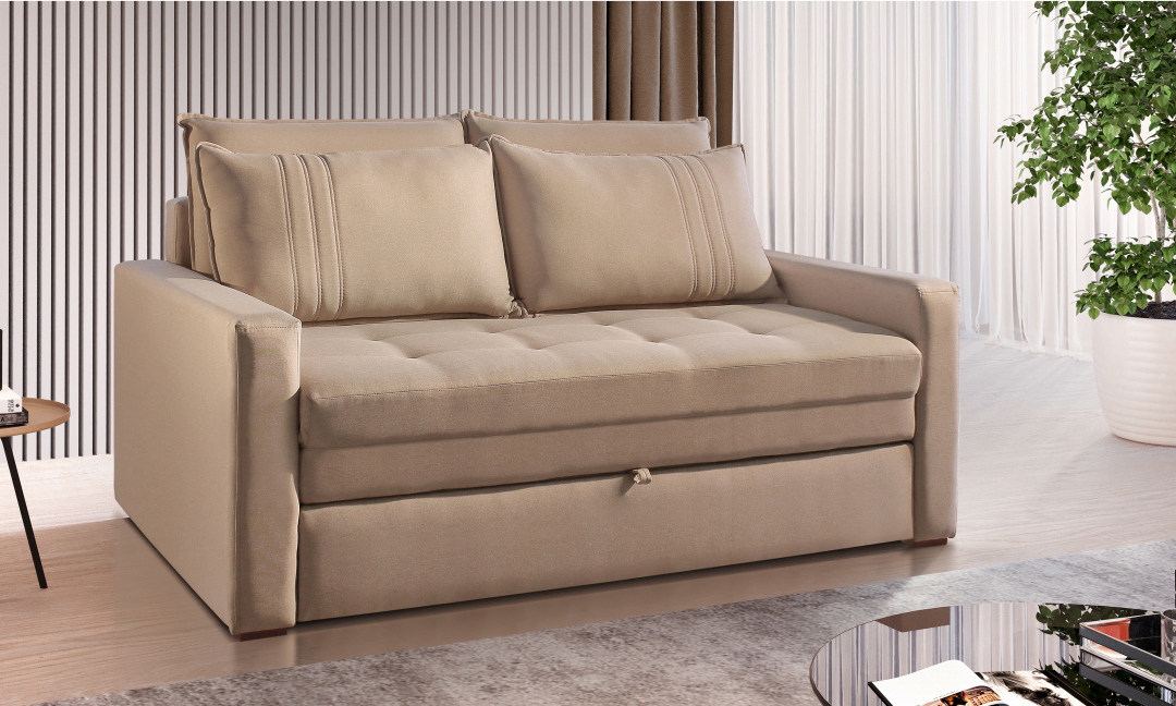 Rondomóveis - sofá-cama 506 - sofá cama - ambientado