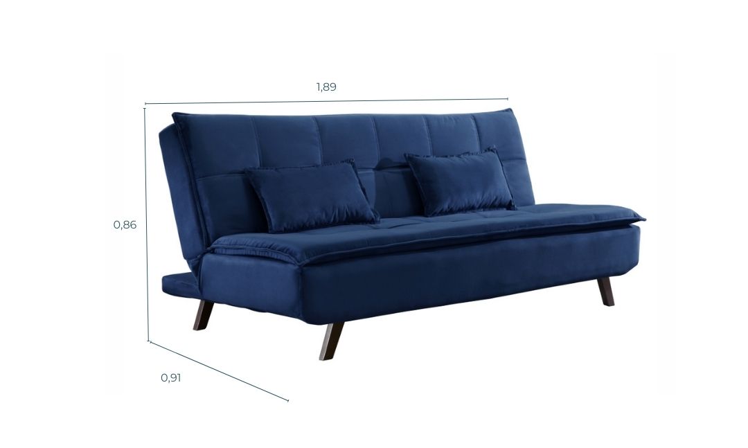 Rondomóveis - sofá cama 509 - sofá cama -medida
